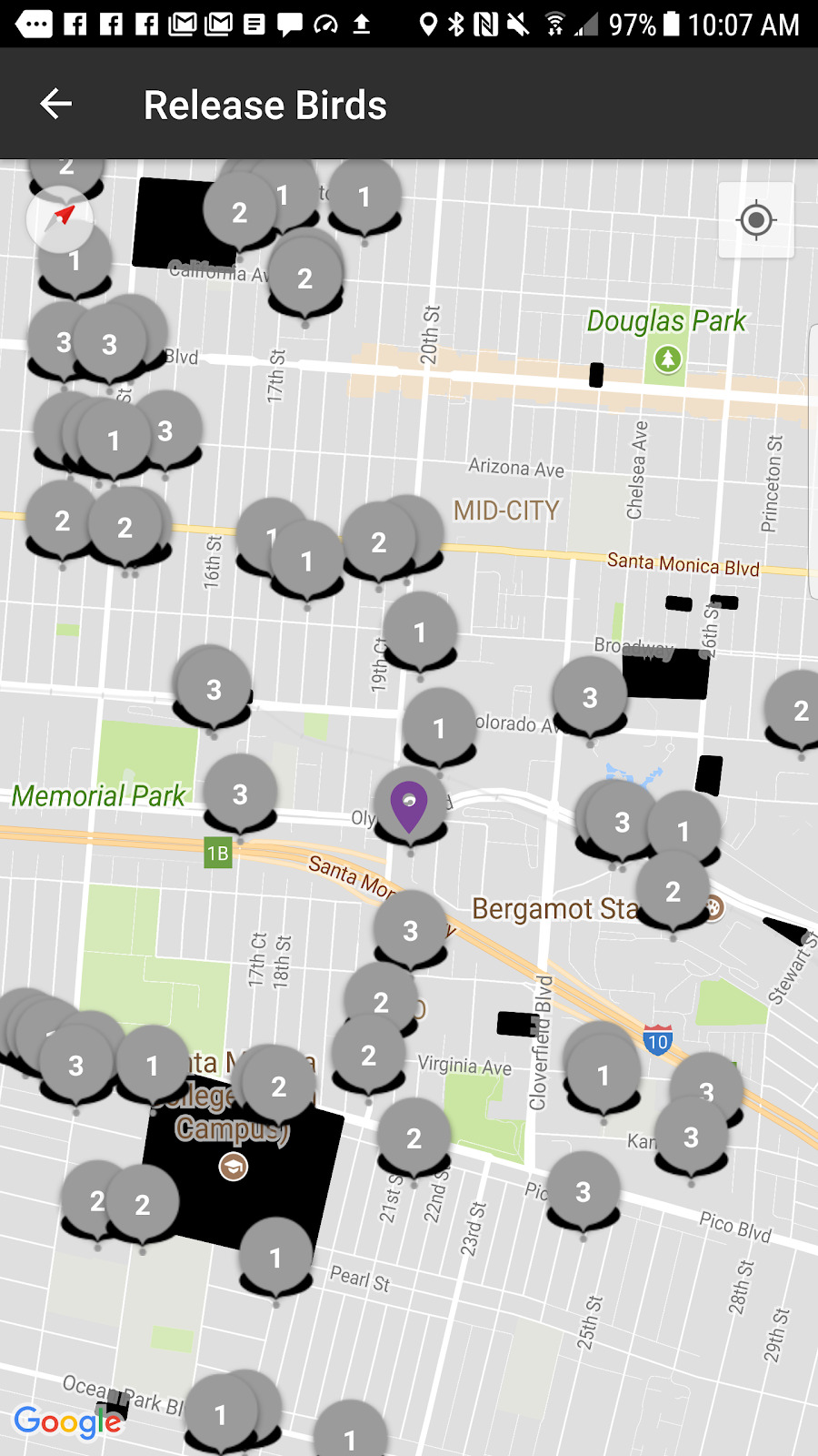 Release a Bird Scooter after charging