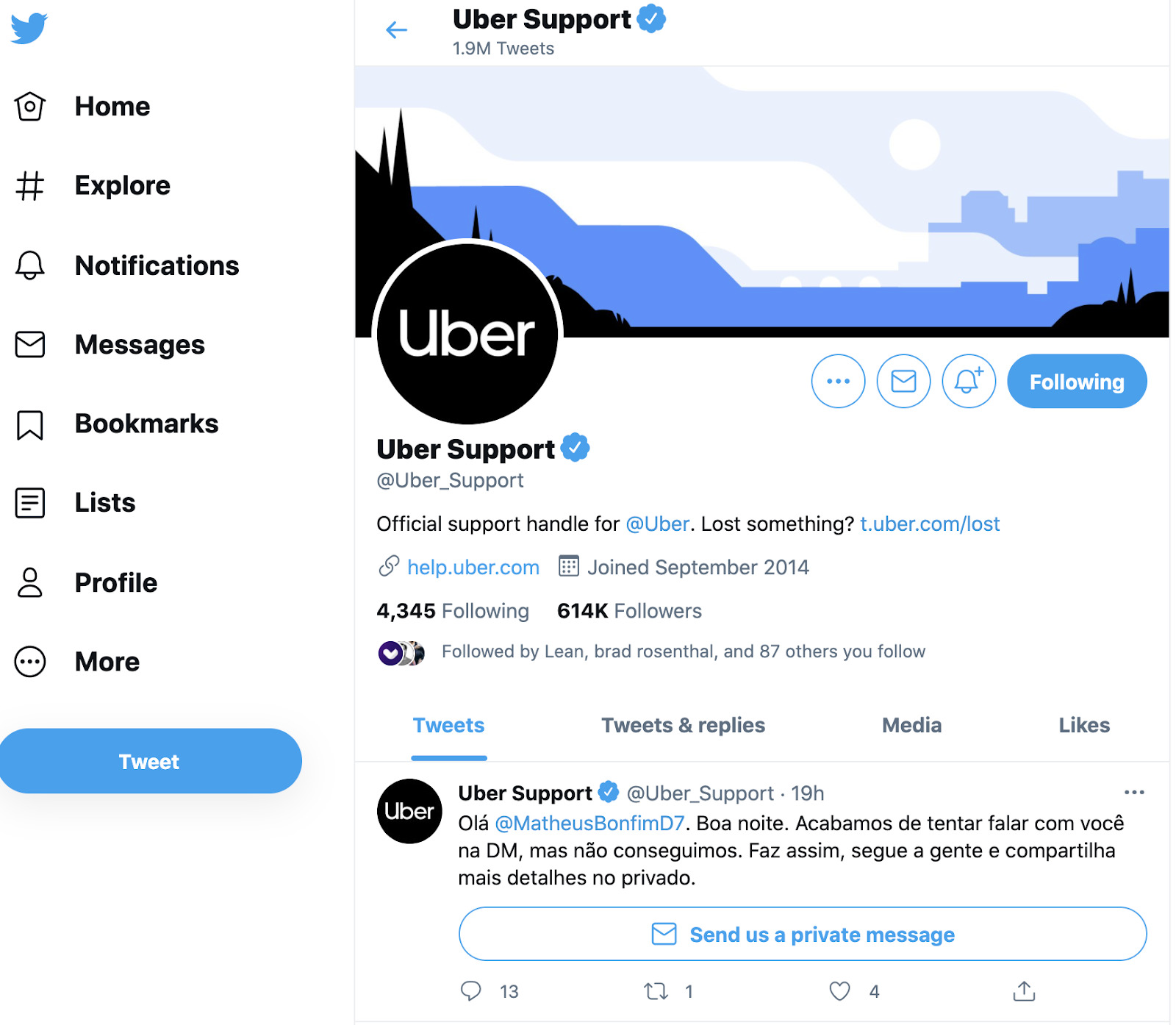 how to contact uber eats