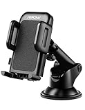 Mpow Car Phone Mount, Dashboard Car Phone Holder, Washable Strong Sticky Gel Pad with One-Touch Design Compatible iPhone 11 pro,11 pro max,X,XS,XR,8,7,6 Plus,Galaxy S7,8,9,10,Google Nexus, Black