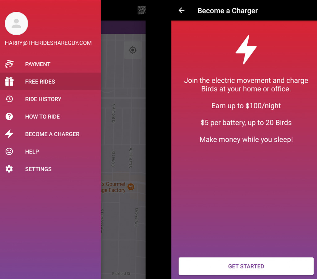 Become a bird charger