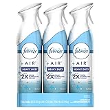 Febreze AIR Freshener Heavy Duty Crisp Clean, 8.8 Oz, Pack of 3