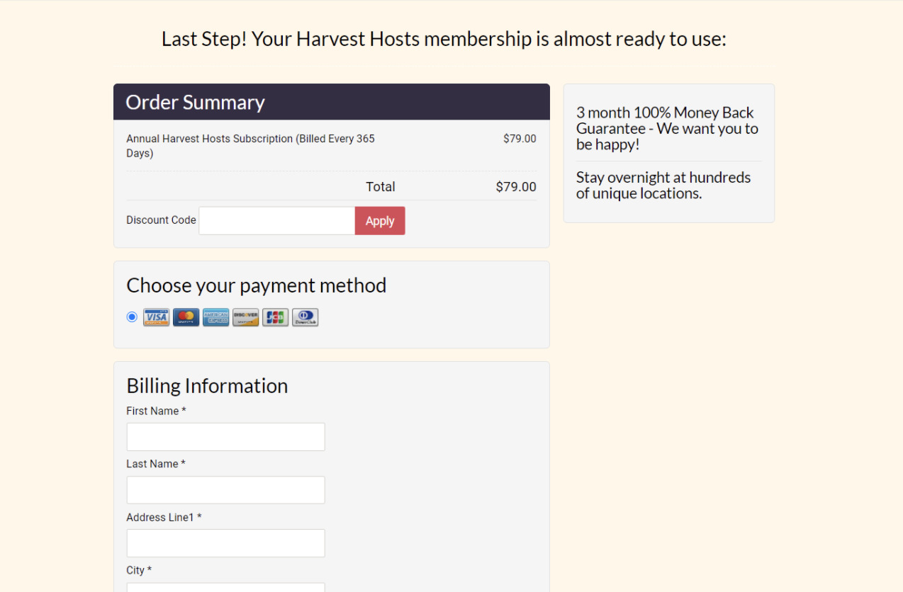 harvest hosts review