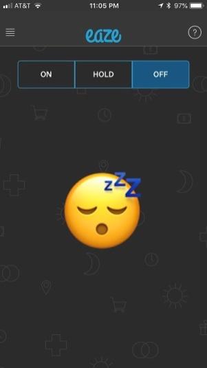image of Signing out of eaze