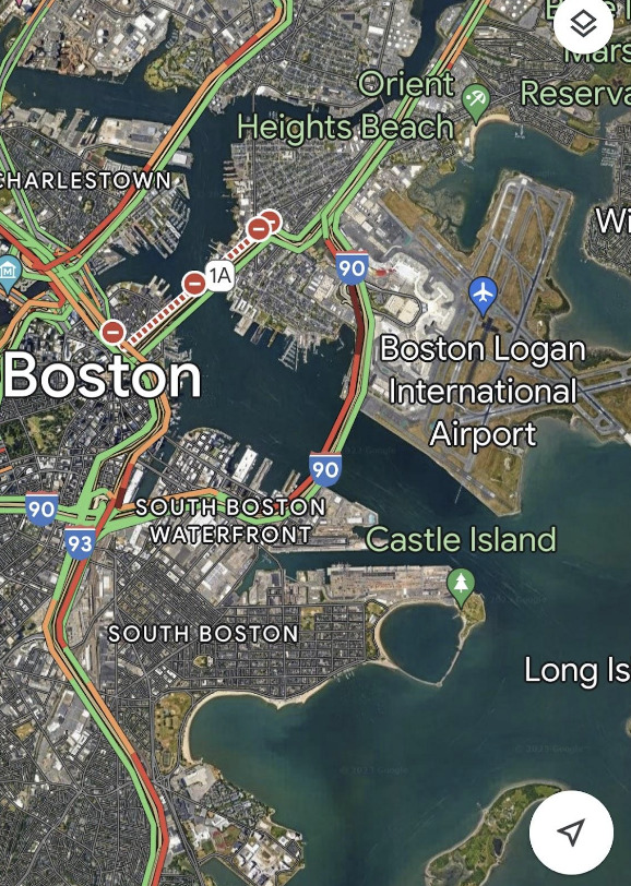 boston uber driver at the bos airport