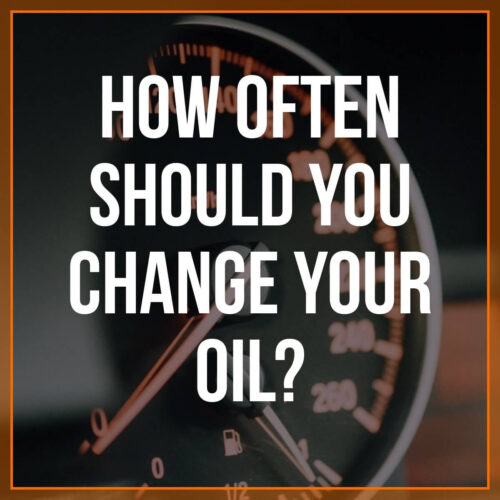 change your oil