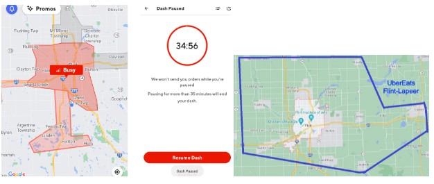 driving for multiple delivery apps