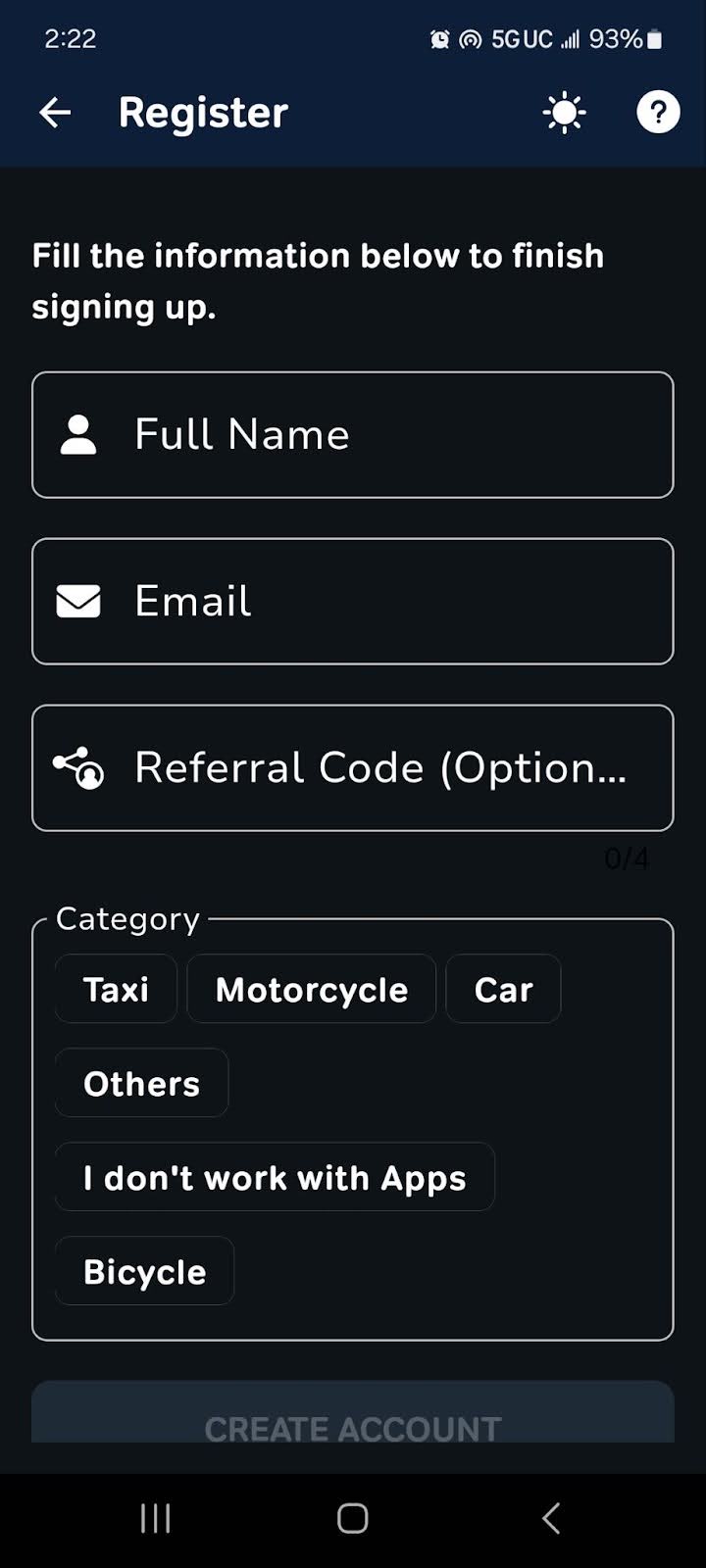 gigu sign up info