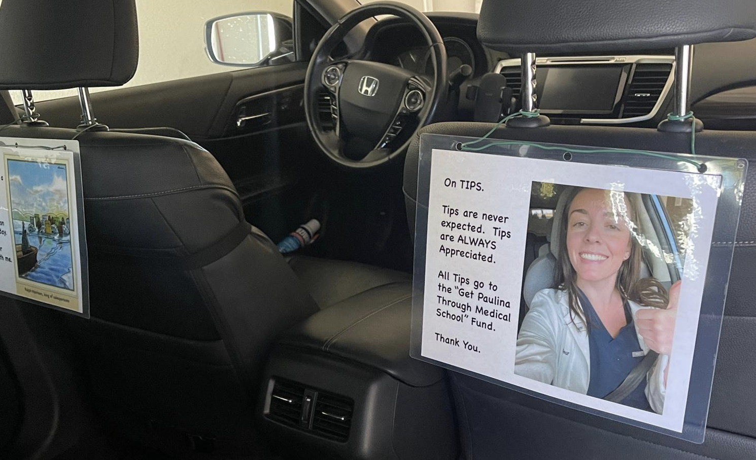 Jays Signs In His Car