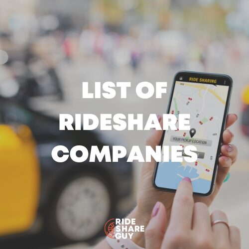 list of ridesharing companies