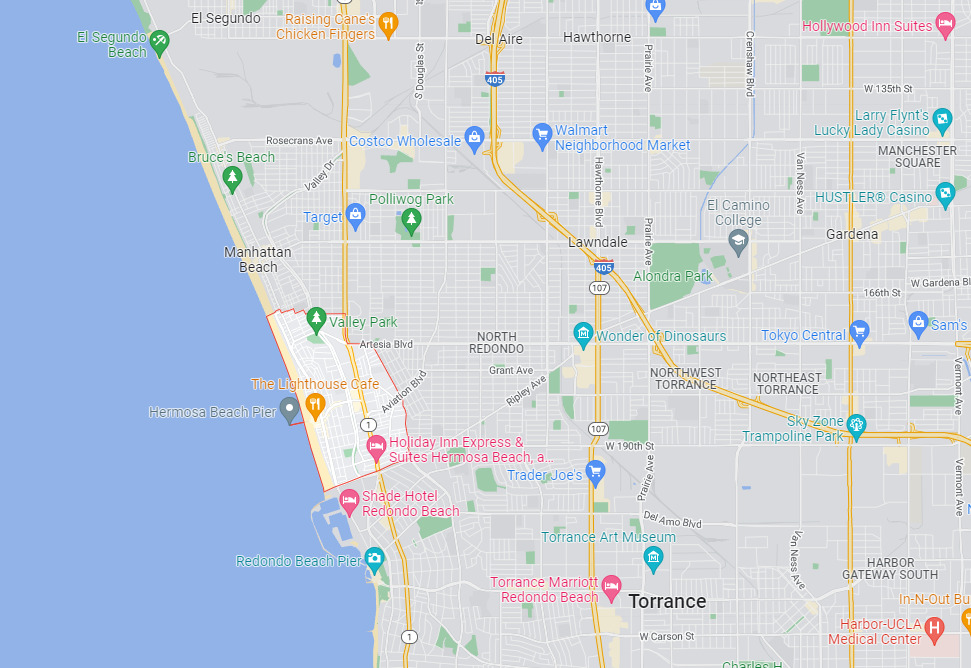 Manhattan & Hermosa Beach Area