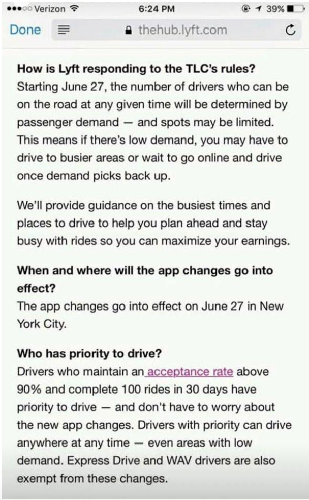 lyft drivers become employees