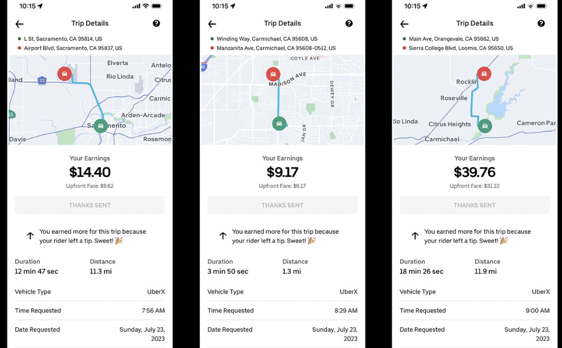 uber destination filter