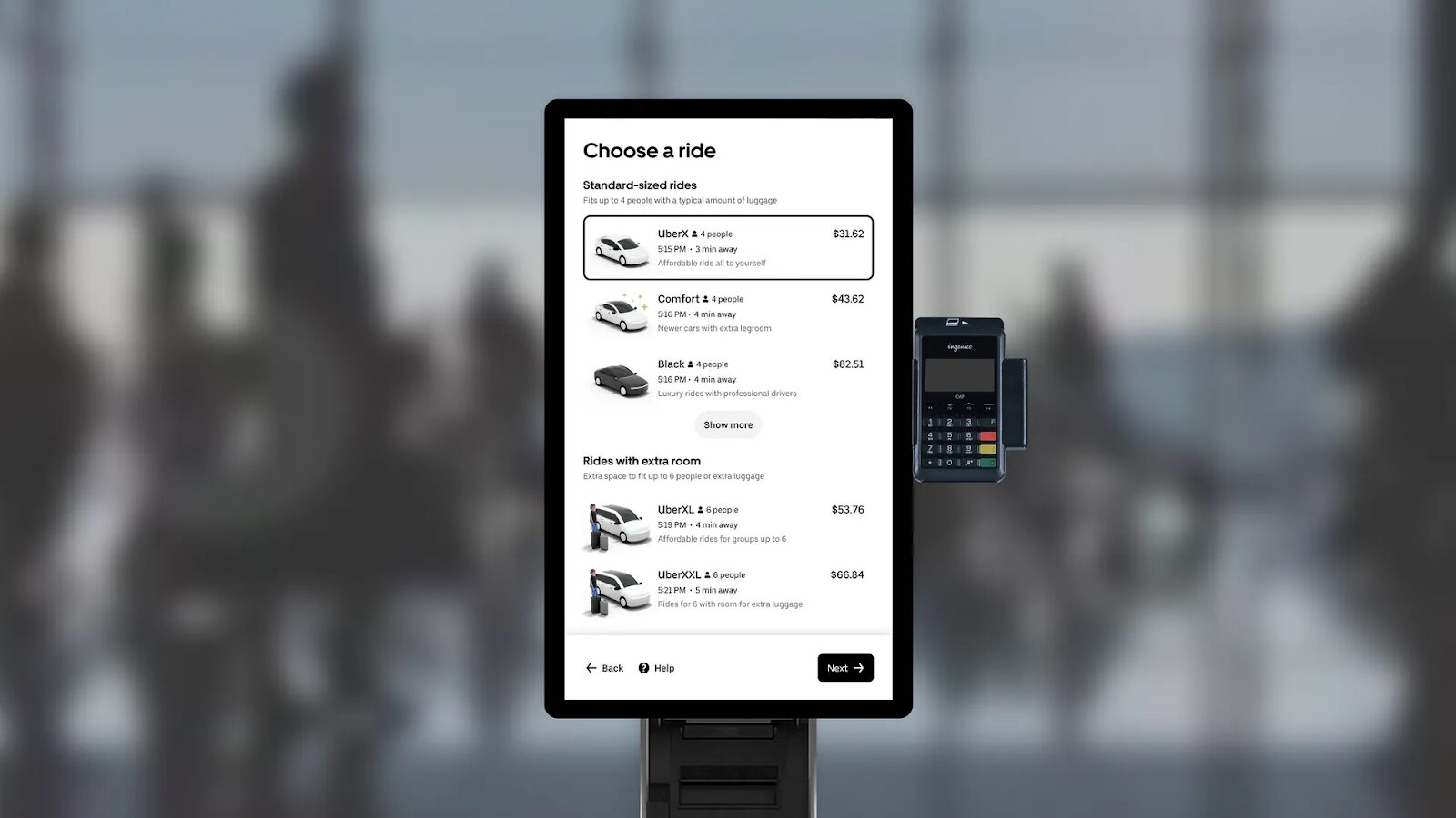 Uber Launches Phone-Free Kiosks