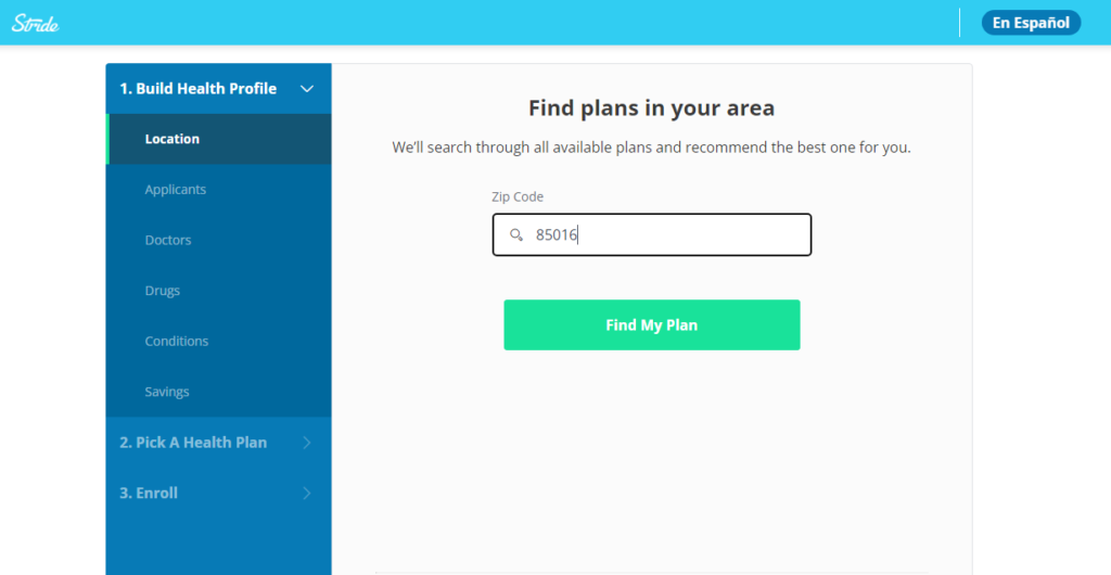 stride health insurance