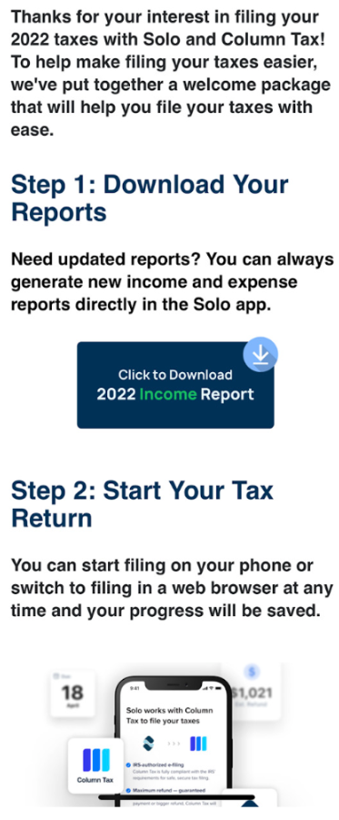 Solo App Screenshot